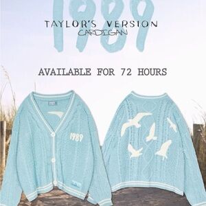 Taylor swift 1989 limited edition cardigan